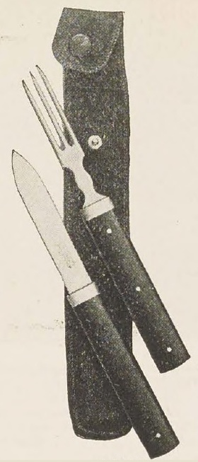Catalog evidence for Automobile and Picnic Knife and Fork Set