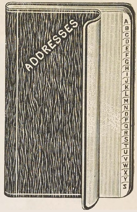 Catalog evidence for Address Book