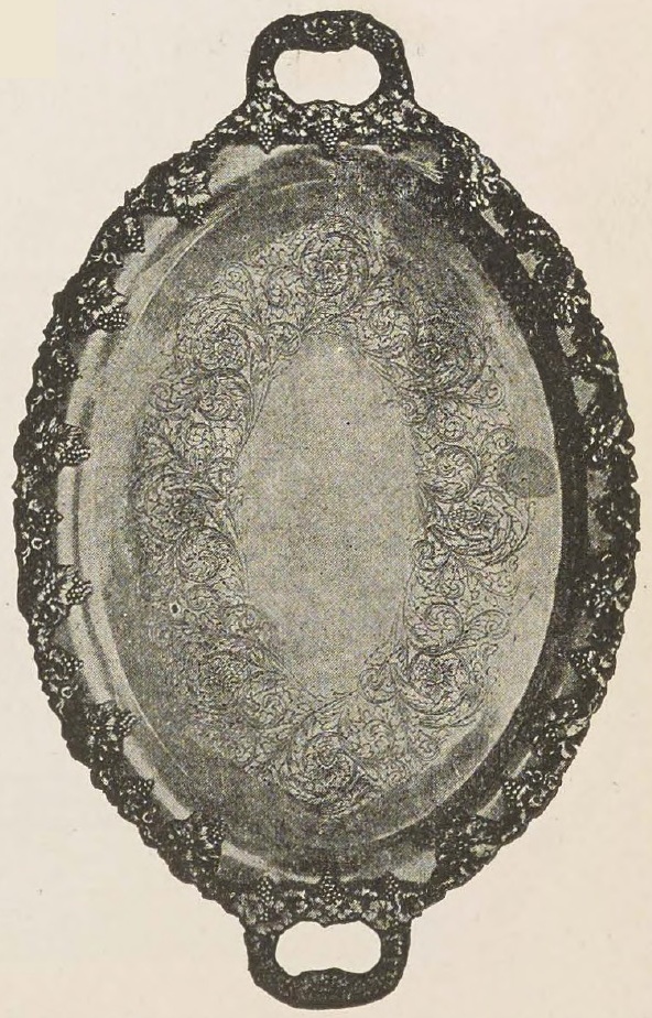 Catalog evidence for Oval Serving Tray
