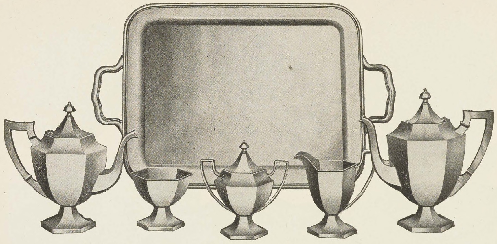 Catalog evidence for Tea and Coffee Service on Tray