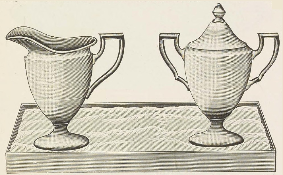 Catalog evidence for Sugar and Cream Set
