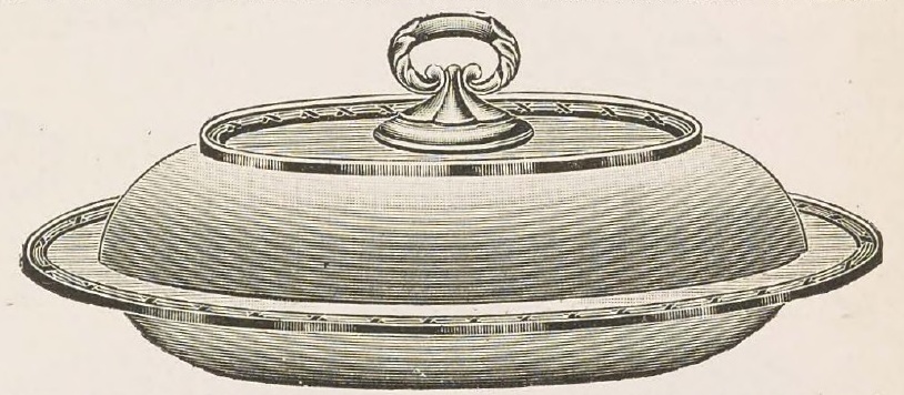 Catalog evidence for Oval Double Vegetable Dish
