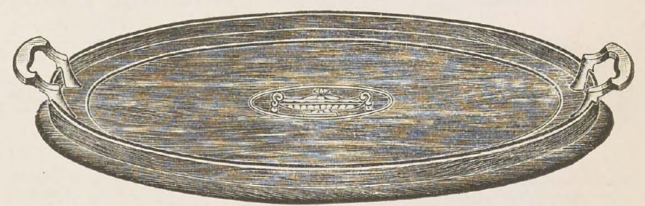 Catalog evidence for Oval Genuine Mahogany Tray