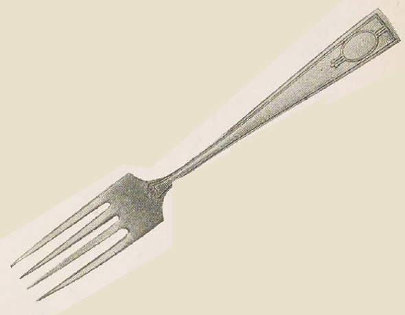 Catalog evidence for Carthage Dessert Forks — medium weight