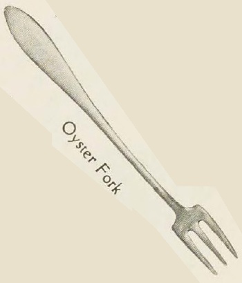 Catalog evidence for Patria Oyster Forks