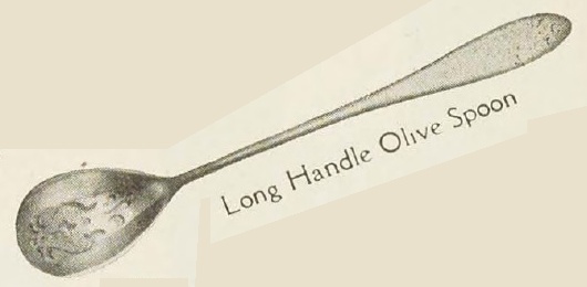 Catalog evidence for Patria Olive Spoon — long handle
