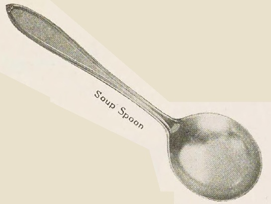 Catalog evidence for Old English Soup Spoons