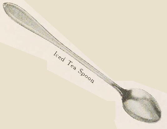 Catalog evidence for Old English Iced Tea Spoons