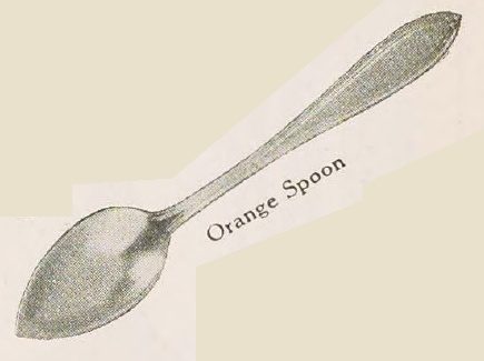 Catalog evidence for Old English Orange Spoons