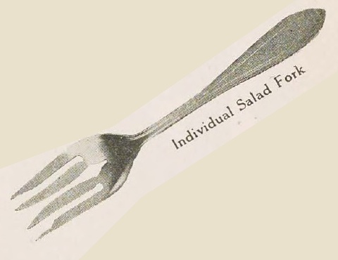 Catalog evidence for Old English Individual Salad Fork
