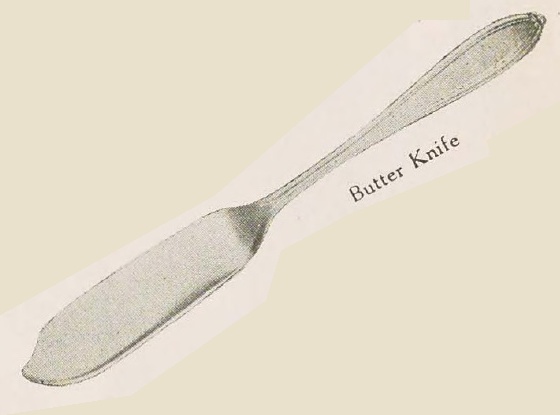 Catalog evidence for Old English Butter Knife