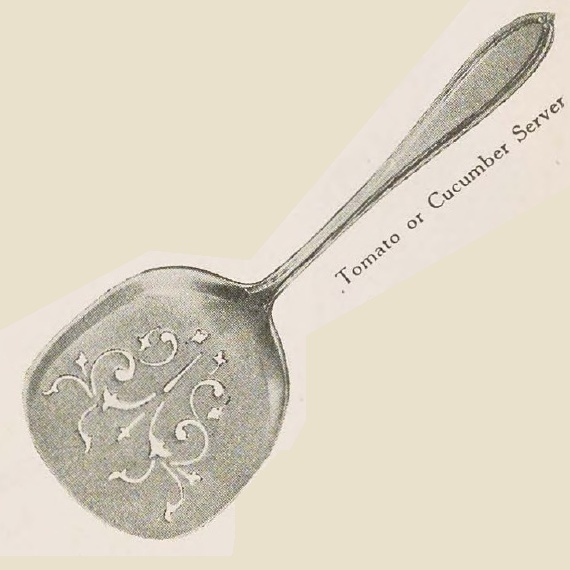 Catalog evidence for Old English Tomato or Cucumber Server