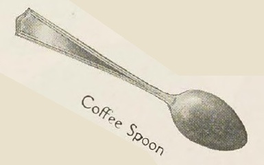 Catalog evidence for Deerfield Coffee Spoons — large