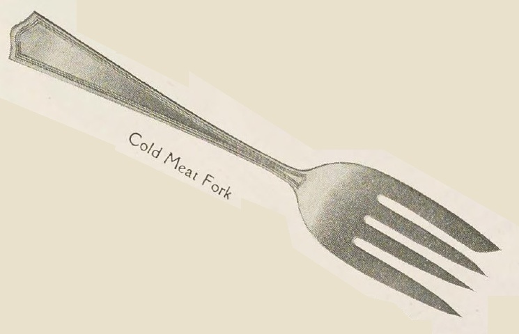 Catalog evidence for Deerfield Cold Meat Fork