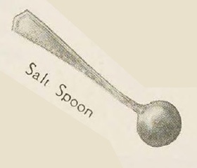 Catalog evidence for Deerfield Salt Spoons — individual