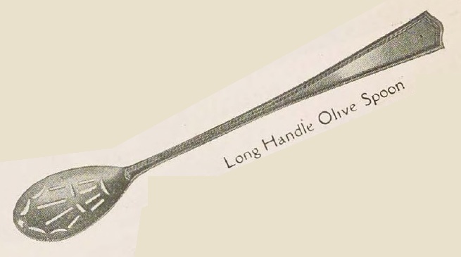 Catalog evidence for Deerfield Long Handled Olive Spoon