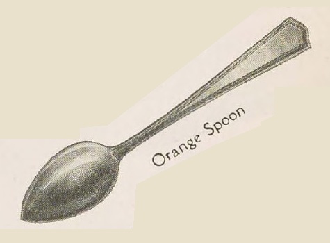 Catalog evidence for Deerfield Orange Spoons
