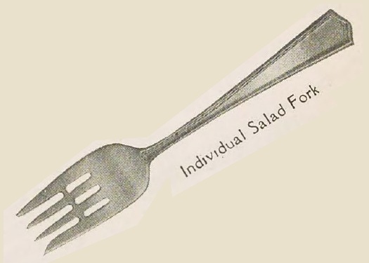Catalog evidence for Deerfield Individual Salad Forks
