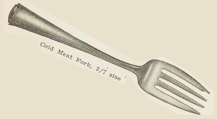 Catalog evidence for Wentworth Cold Meat Fork