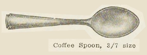 Catalog evidence for Wentworth Coffee Spoons