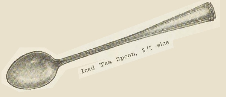Catalog evidence for Wentworth Iced Tea Spoon