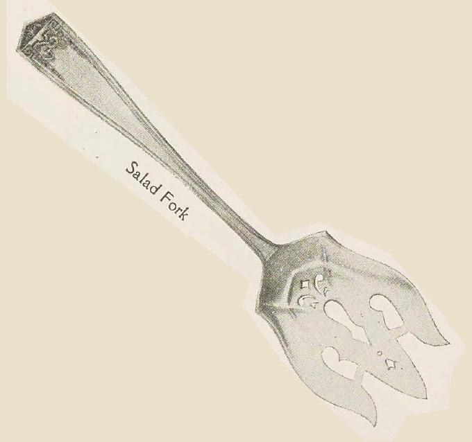 Catalog evidence for Devonshire Salad Fork