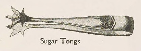 Catalog evidence for Devonshire Sugar Tongs — small