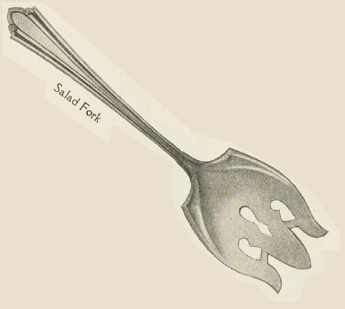 Catalog evidence for Westminster Salad Fork