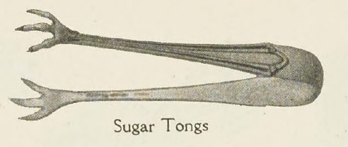 Catalog evidence for Westminster Sugar Tongs — small