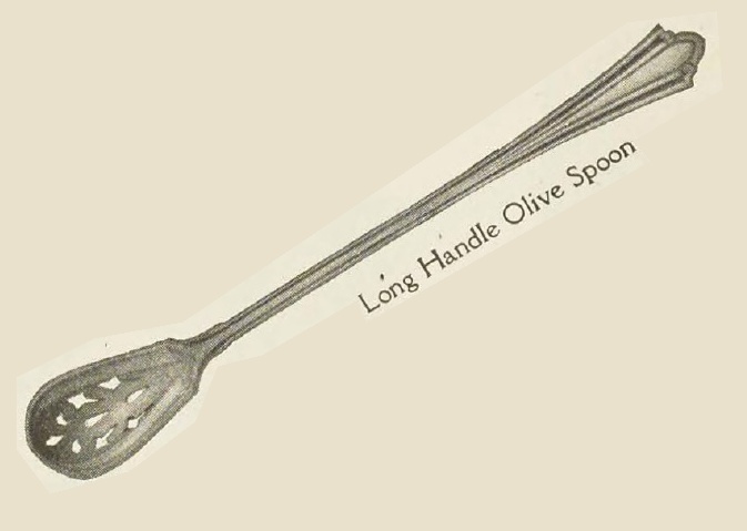 Catalog evidence for Westminster Long Handled Olive Spoon