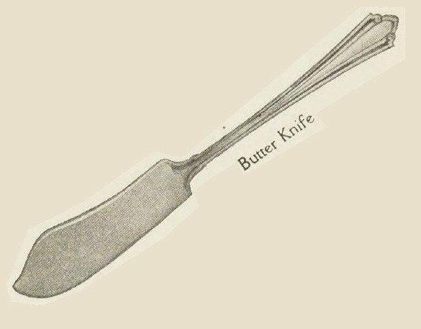 Catalog evidence for Westminster Butter Knife