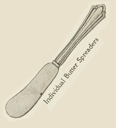 Catalog evidence for Westminster Individual Butter Spreaders — small