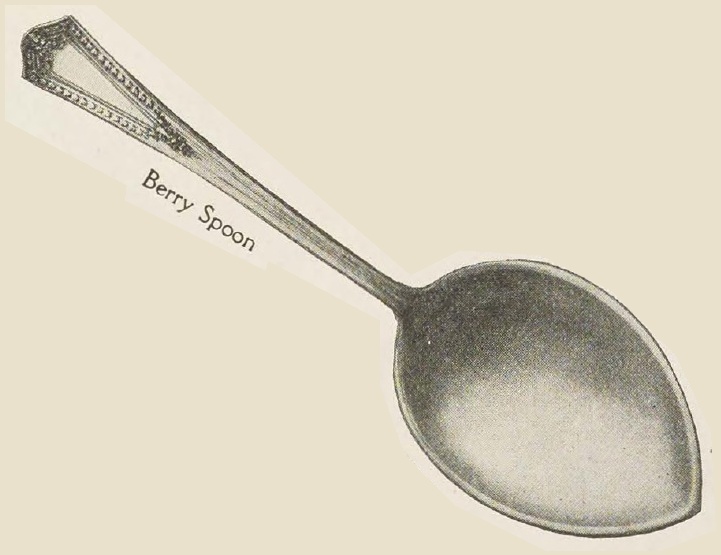 Catalog evidence for Chesterfield Berry Spoon