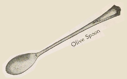 Catalog evidence for Chesterfield Long Handled Olive Spoon