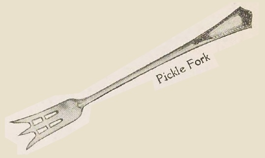 Catalog evidence for Chesterfield Pickle or Olive Fork