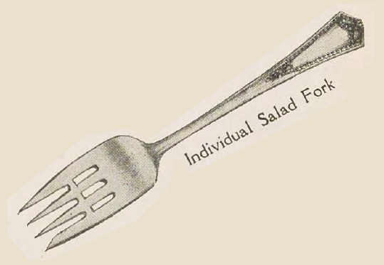 Catalog evidence for Chesterfield Individual Salad Forks