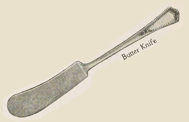 Catalog evidence for Chesterfield Butter Knife