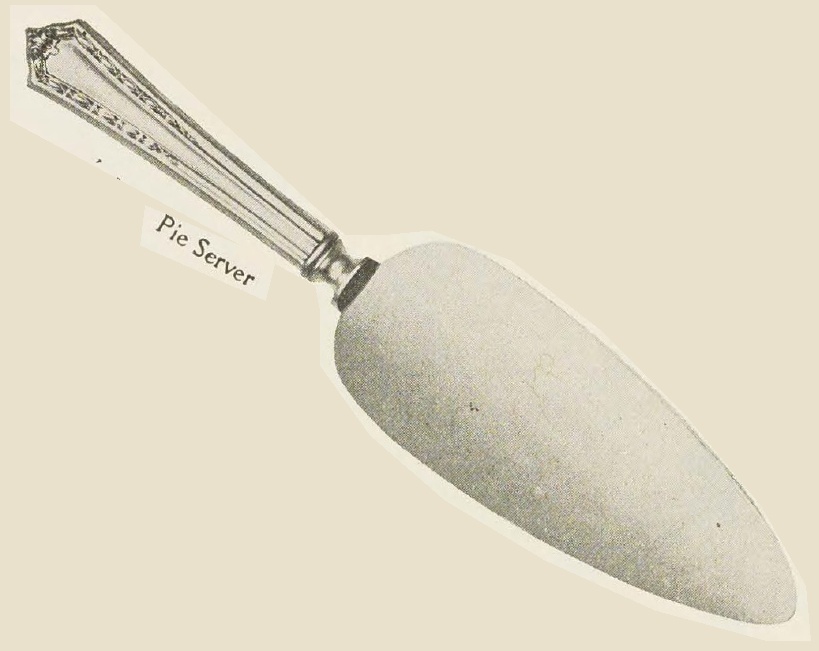 Catalog evidence for Florentine Pie Server No. 1 — hollow handle