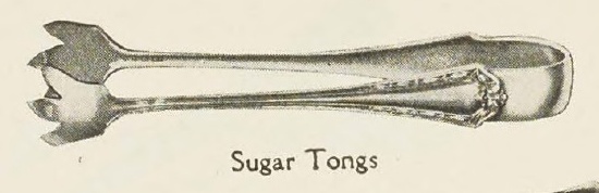 Catalog evidence for Florentine Sugar Tongs