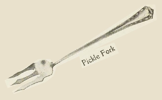 Catalog evidence for Florentine Long Handled Pickle Fork