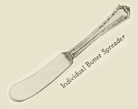 Catalog evidence for Florentine Individual Butter Spreaders — small