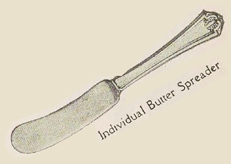 Catalog evidence for Quincy Individual Butter Spreaders — small size