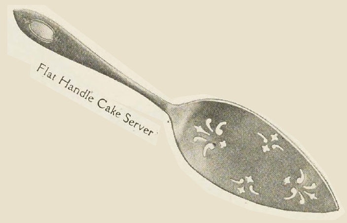 Catalog evidence for Stuyvesant Cake Server — flat handle
