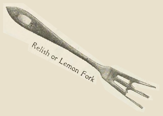 Catalog evidence for Stuyvesant Relish or Lemon Fork