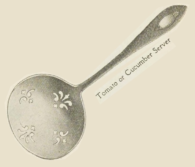 Catalog evidence for Stuyvesant Tomato or Cucumber Server