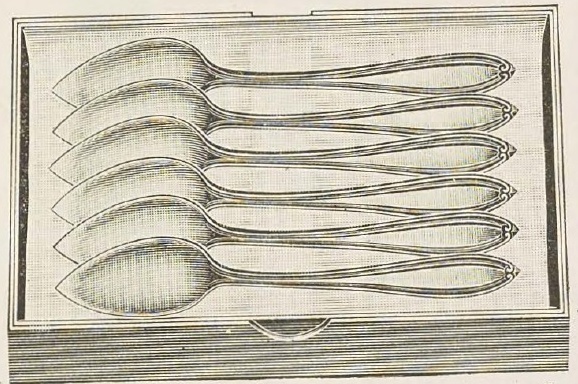 Catalog evidence for Old English Orange Spoons (set of six)