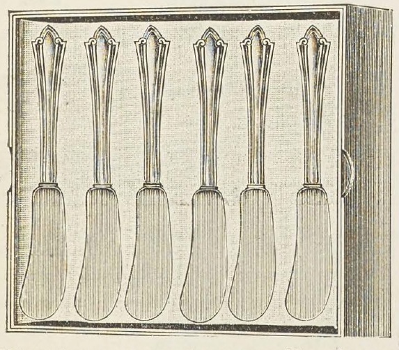 Catalog evidence for Westminster Butter Spreaders; small (set of six)