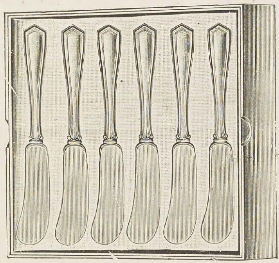 Catalog evidence for Brandon Butter Spreaders; small (set of six)