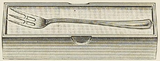 Catalog evidence for Brandon Olive or Pickle Forks; long