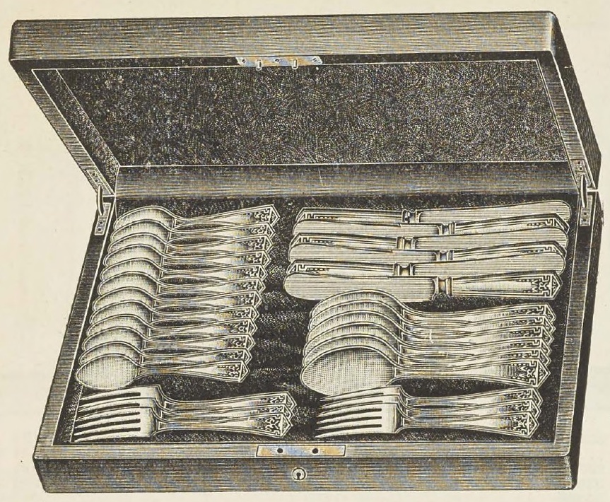 Catalog evidence for Westminster 30 Piece Set in Chest; heavy weight